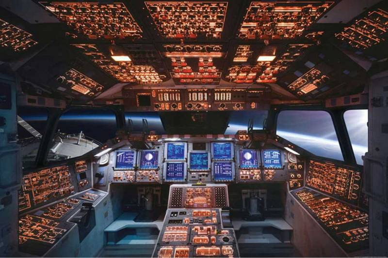 empireposter Poster Educational - Bildung - Poster - Space Shuttle Cockpit Columbia Raumsc von empireposter