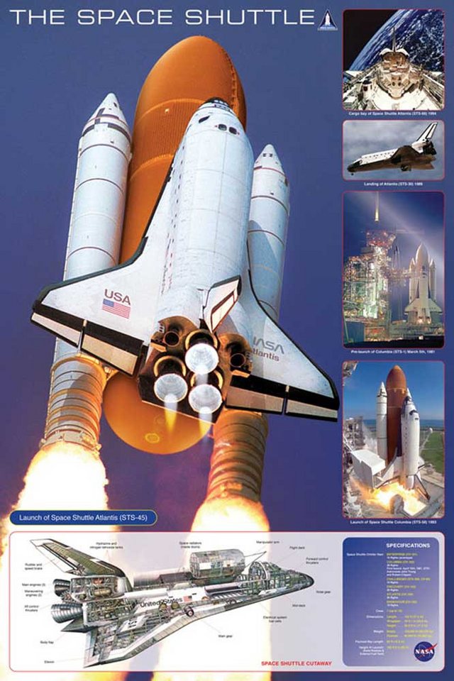 empireposter Poster Educational - Bildung - Poster - Space Shuttle Raumschiff empireposter Poster Educational - Bildung - Poster - Space Shuttle Raumschiff von empireposter
