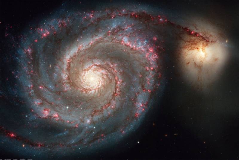empireposter Poster Space And Universe - Poster - NASA - Whirlpool Galaxy empireposter Poster Space And Universe - Poster - NASA - Whirlpool Galaxy von empireposter