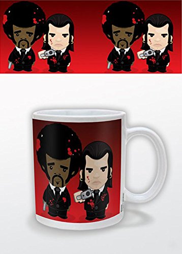 empireposter Pulp Fiction - Vincent & Jules - Keramik Tasse - Größe Ø8,5 H9,5 cm von empireposter