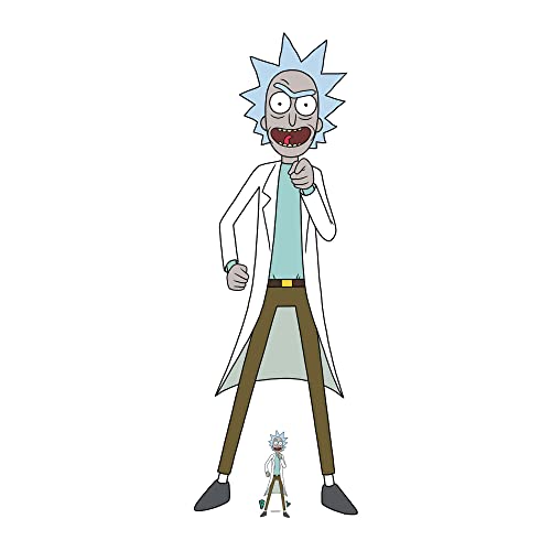 empireposter Rick and Morty - Rick Sanchez Scientist - Pappaufsteller Standy - 71x195 cm von empireposter