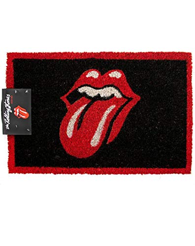 1art1 Rolling Stones Lips Fußmatte Dekomatte Innenbereich | Design Türmatte 60x40 cm von 1art1