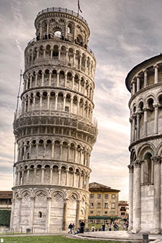 empireposter Schiefer Turm von Pisa Italien Sehenswürdigkeiten Poster Druck-61x91,5 cm, Papier, bunt, 91.5 x 61 x 0.14 cm von empireposter