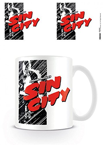 empireposter - Sin City - Comic - Größe (cm), ca. Ø8,5 H9,5 - Lizenz Tassen, NEU - Beschreibung: - Keramik Tasse, weiß, bedruckt, Fassungsvermögen 320 ml, offiziell lizenziert, spülmaschinen- und mikrowellenfest - von empireposter