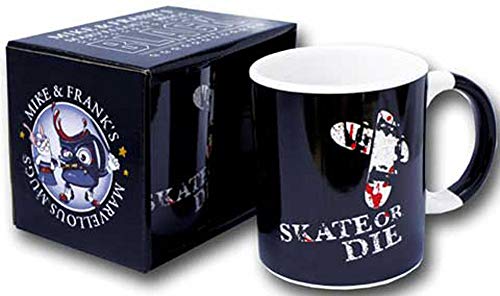 empireposter Skate or die - Mike & Frank's Marvellous Mugs - Keramik Tasse in Geschenkbox - Grösse Ø8,5 H9,5cm von empireposter