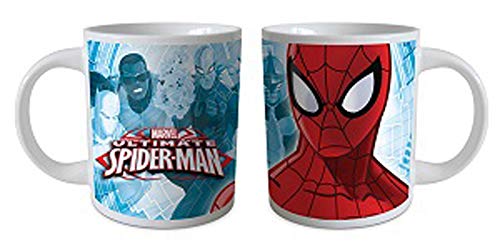 empireposter Spiderman - Face - Keramik Midi Tasse Kinderbecher 270 ml Kinder - Größe Ø 7 H 8 cm von empireposter