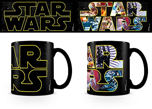 empireposter Star Wars - Logo - Characters - Thermoeffekt Tasse - Größe Ø8,5 H9,5cm von empireposter
