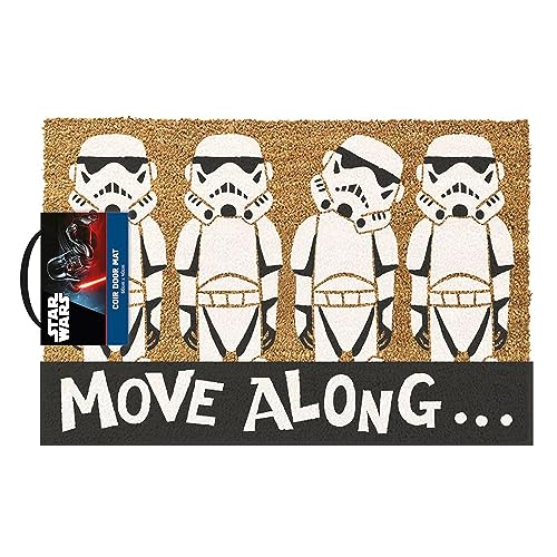 empireposter Star Wars - Stormtrooper Move Along - Fußmatte, Größe 60 x 40 cm Türmatte Kokos von empireposter