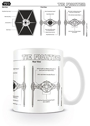 empireposter Star Wars - Tie Fighter Sketch - Keramik Tasse - Größe Ø8,5 H9,5cm von empireposter