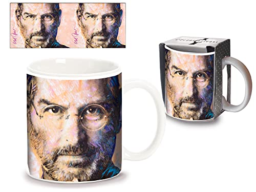 empireposter Steve Jobs - Popikone - Keramik Tasse Mug Becher - Ø8,5 H11 cm von empireposter