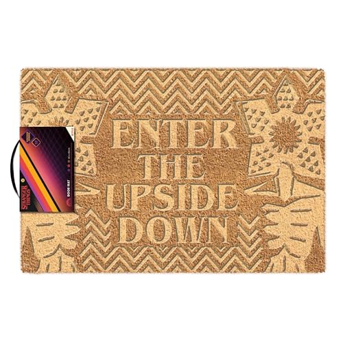 empireposter Stranger Things - Enter The Upside Down - geprägte Fußmatte, 60 x 40 cm Türmatte Kokos von empireposter