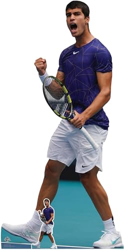 empireposter Tennis - Carlos Alcaraz - Pappaufsteller Standy - 92x185 cm von empireposter