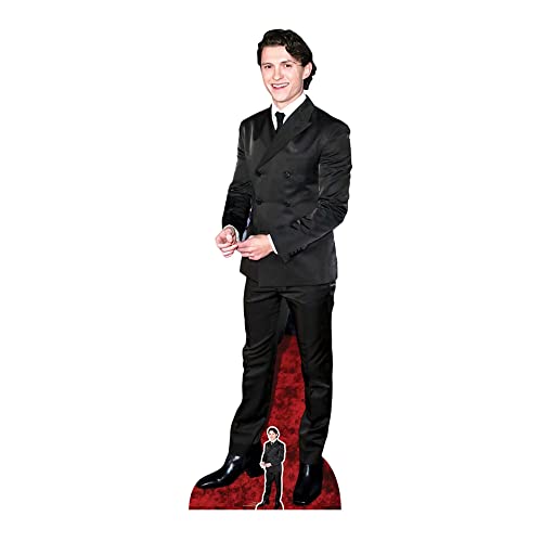 empireposter Tom Holland - Smile & Cufflinks - Schauspieler VIP Pappaufsteller Standy - 54x174 cm von empireposter