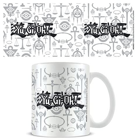 empireposter Yu-Gi-Oh! - Logo B&W - Keramik Tasse - Größe Ø8,5 H9,5 cm + 1 Lizenz Keramik Tasse - Größe Ø8,5 H9,5 cm von empireposter