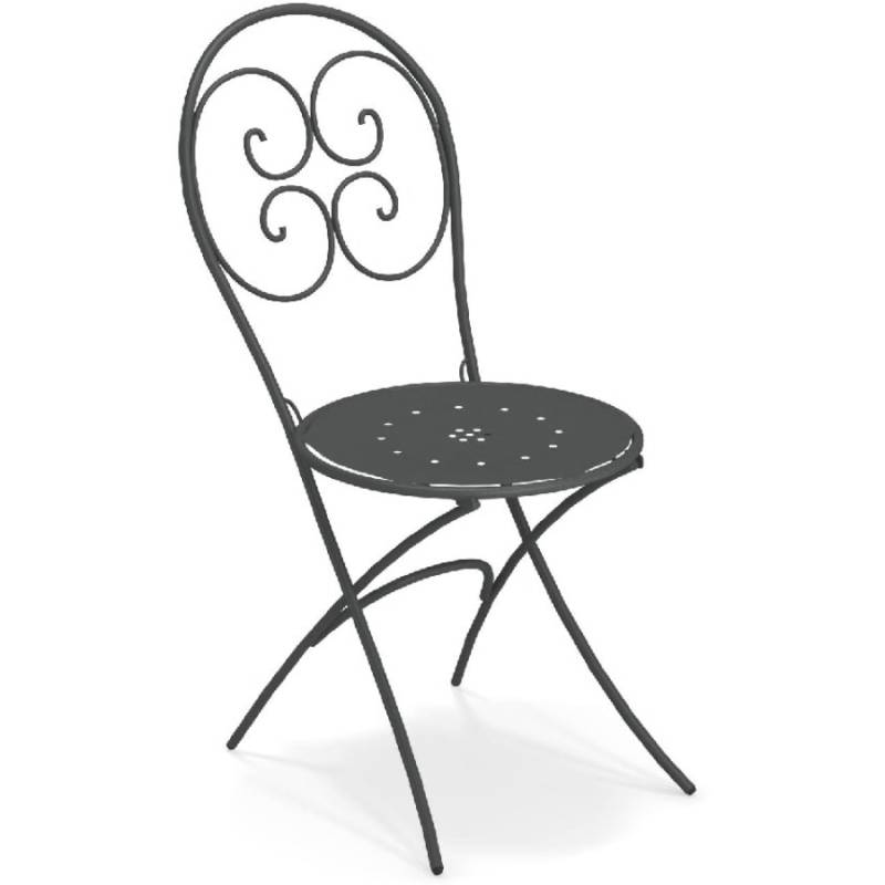 emu PIGALLE Klappstuhl 4er Set - antikeisen - 4 Stühle à 88 x 42 x 57 cm von emu