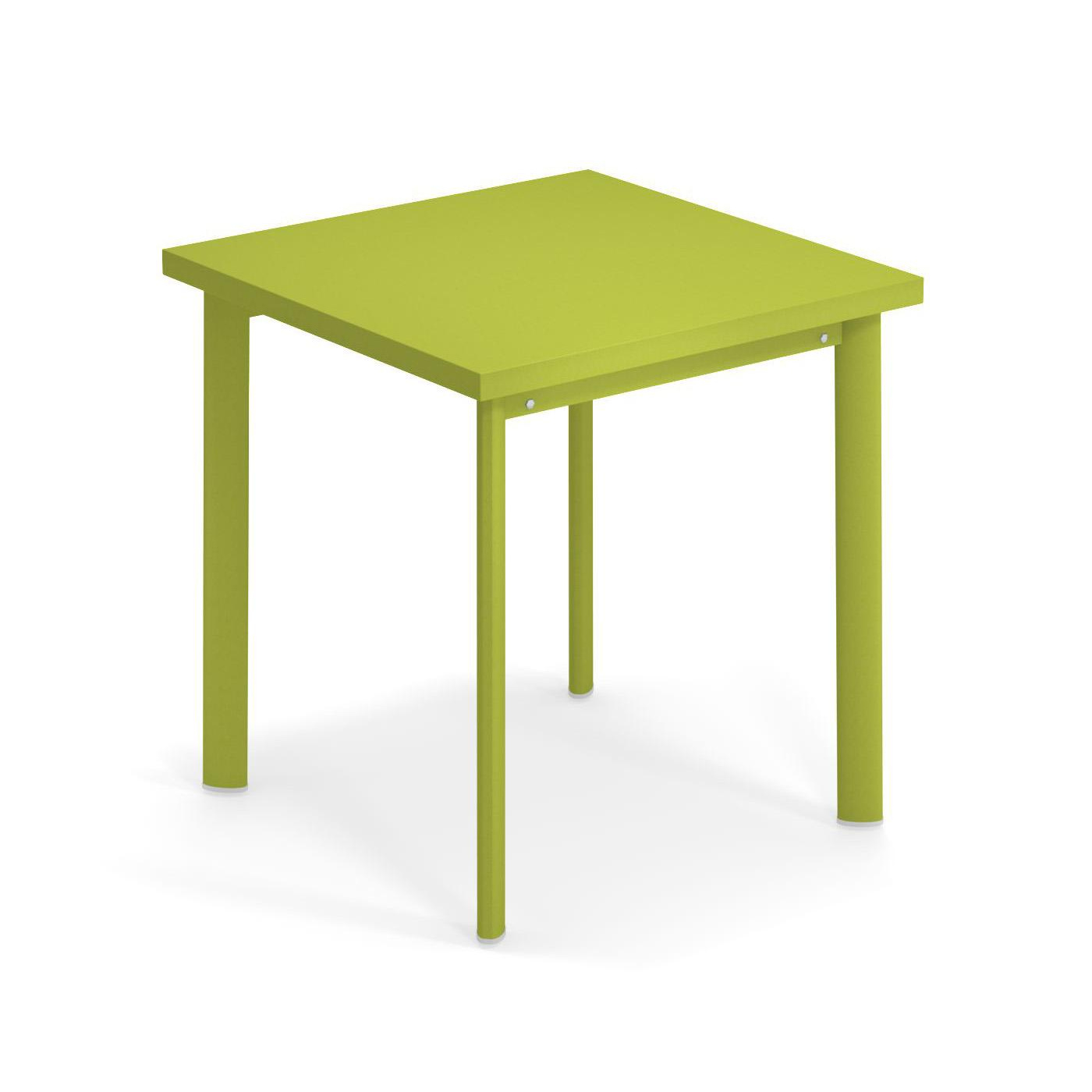 Emu - Star Gartentisch quadratisch 70x70cm - grün/pulverbeschichtet/LxBxH 70x70x75cm von Emu