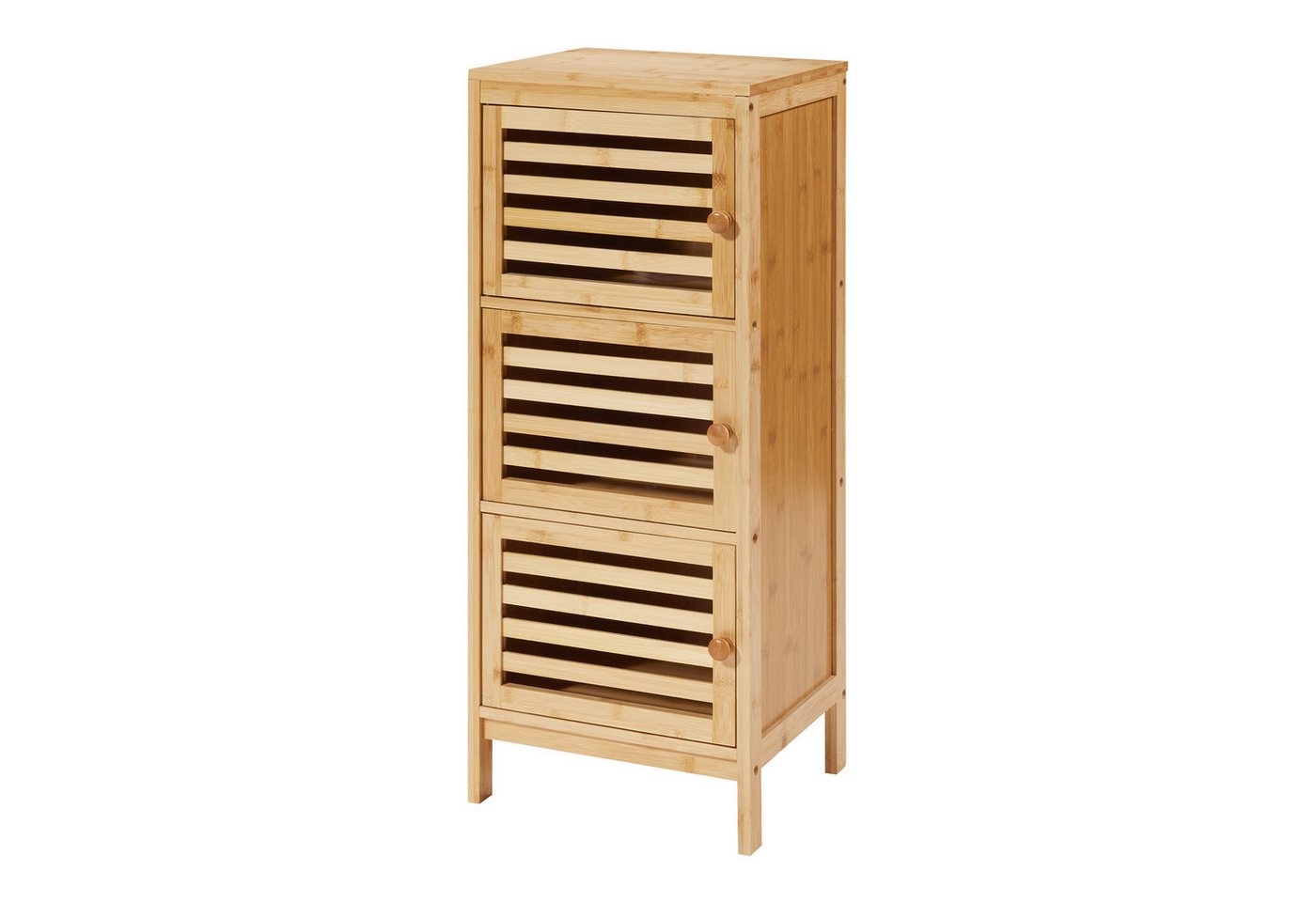 en.casa Beistellschrank »Ypäjä« mit 3 Türen 82 x 33 x 27 cm Bambus en.casa Beistellschrank »Ypäjä« mit 3 Türen 82 x 33 x 27 cm Bambus von en.casa
