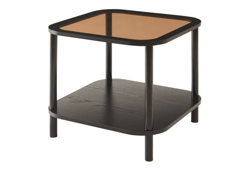 en.casa Beistelltisch, »Latama« mit Glasplatte 51 x 51 x 45 cm quadratisch Schwarz en.casa Beistelltisch, »Latama« mit Glasplatte 51 x 51 x 45 cm quadratisch Schwarz von en.casa