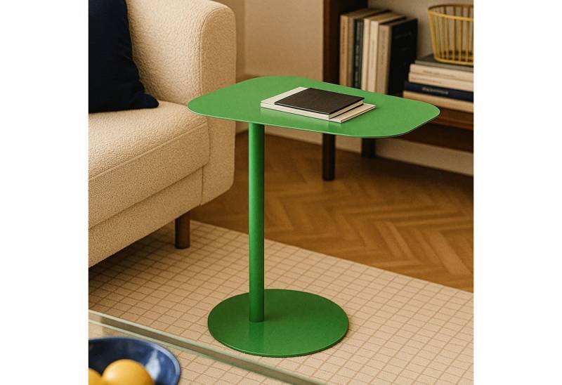 en.casa Beistelltisch, »Nastätten« Balkontisch aus Metall Apfelgrün, matt en.casa Beistelltisch, »Nastätten« Balkontisch aus Metall Apfelgrün, matt von en.casa