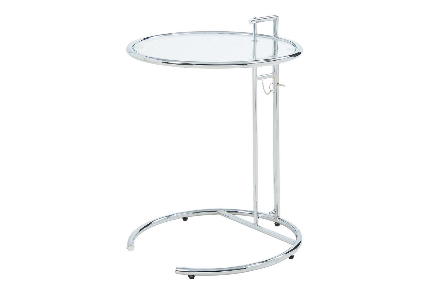 en.casa Beistelltisch, höhenverstellbar »Stare« Glas Transparent / Chromfarben en.casa Beistelltisch, höhenverstellbar »Stare« Glas Transparent / Chromfarben von en.casa