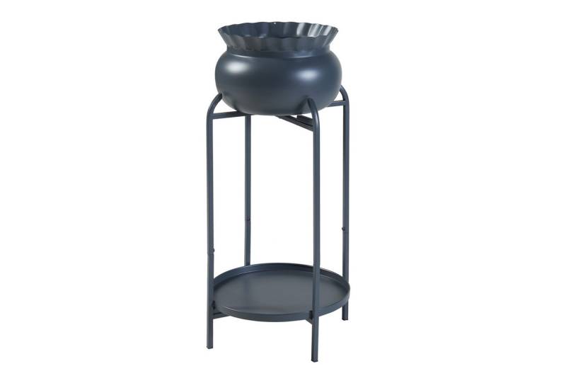 en.casa Blumenständer, »Altena« Metall 60 x 27 x 27 cm Schwarz von en.casa