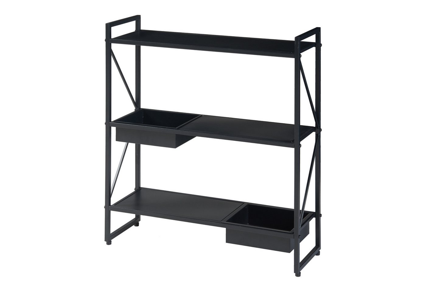 en.casa Blumenständer, »Berkelland« Metall 65,5 x 60 x 20 cm Schwarz en.casa Blumenständer, »Berkelland« Metall 65,5 x 60 x 20 cm Schwarz von en.casa