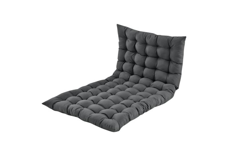 en.casa Bodenkissen, »Espoo« Bodenmatratze für Kinderzimmer Sitzecke 120x60cm dunkelgrau von en.casa