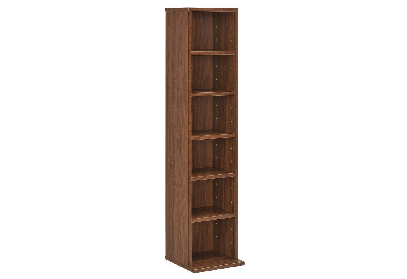 en.casa CD-Regal, »Tynset« 90x20x20 cm Standregal mit 6 Fächern Walnussoptik en.casa CD-Regal, »Tynset« 90x20x20 cm Standregal mit 6 Fächern Walnussoptik von en.casa