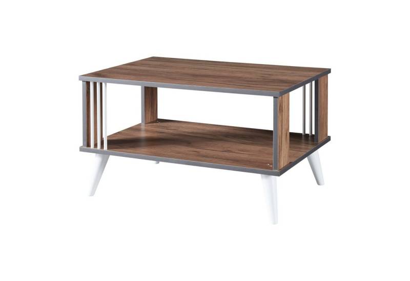 en.casa Couchtisch, »Århus« Wohnzimmertisch mit Ablage 40 x 70 x 50 cm Eiche en.casa Couchtisch, »Århus« Wohnzimmertisch mit Ablage 40 x 70 x 50 cm Eiche von en.casa
