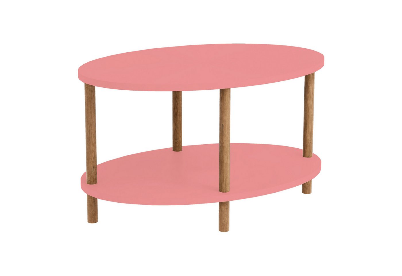 en.casa Couchtisch, »Højreby« oval Beine aus Buchenholz 70x44x43 cm Rosa en.casa Couchtisch, »Højreby« oval Beine aus Buchenholz 70x44x43 cm Rosa von en.casa