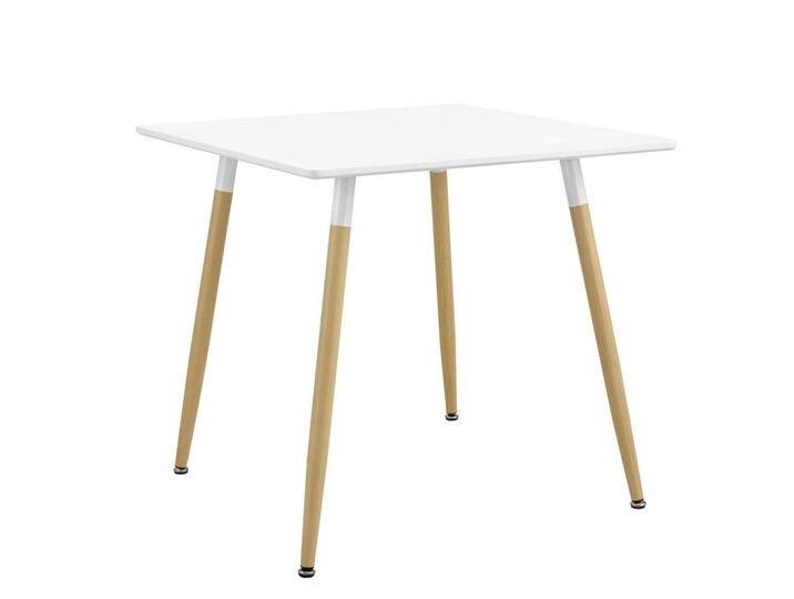 [en.casa] ESSTISCH, Weiß, 3-Sitzer, Quadratisch, 80x74x80 cm, Esszimmer, Tische, Esstische von [en.casa]