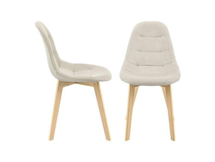 [en.casa] ESSZIMMERSTUHL, Beige, 53x86x47 cm, Esszimmer, Stühle, Esszimmerstühle, Vierfußstühle von [en.casa]