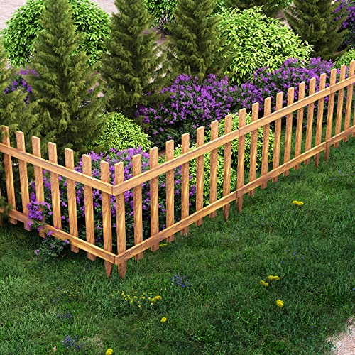 [en.casa] Gartenzaunset Bindow im 2er Set aus Kiefernholz Outdoor 2-tlg. Holzzaun 100x75cm von [en.casa]