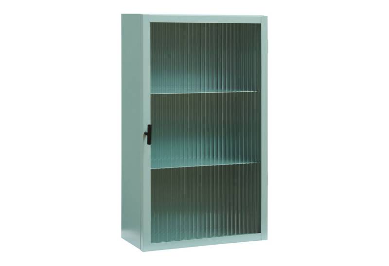en.casa Hängeschrank »Zundert« 60 x 35 x 15 cm mit geriffelter Glastür Stahl Mintgrün en.casa Hängeschrank »Zundert« 60 x 35 x 15 cm mit geriffelter Glastür Stahl Mintgrün von en.casa