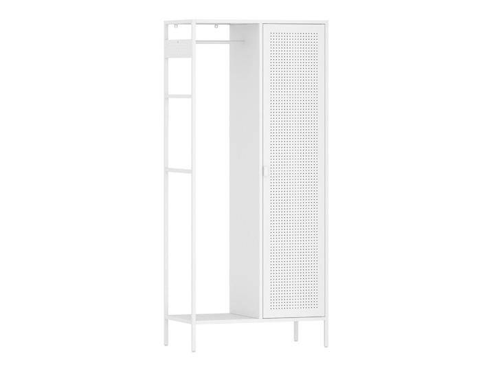[en.casa] KLEIDERSCHRANK, Weiß, Metall, 3 Fächer, 80x180x45 cm, Schlafzimmer, Kleiderschränke von [en.casa]