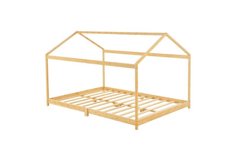 en.casa Kinderbett, »Vindafjord« Bambus Hausbett Haus-Optik Bettenhaus 120x200 cm en.casa Kinderbett, »Vindafjord« Bambus Hausbett Haus-Optik Bettenhaus 120x200 cm von en.casa