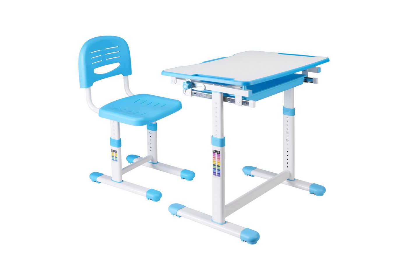 en.casa Kinderschreibtisch, Kinderschreibtischset »Sala« 2-tlg. Kindertisch mit Stuhl Blau en.casa Kinderschreibtisch, Kinderschreibtischset »Sala« 2-tlg. Kindertisch mit Stuhl Blau von en.casa