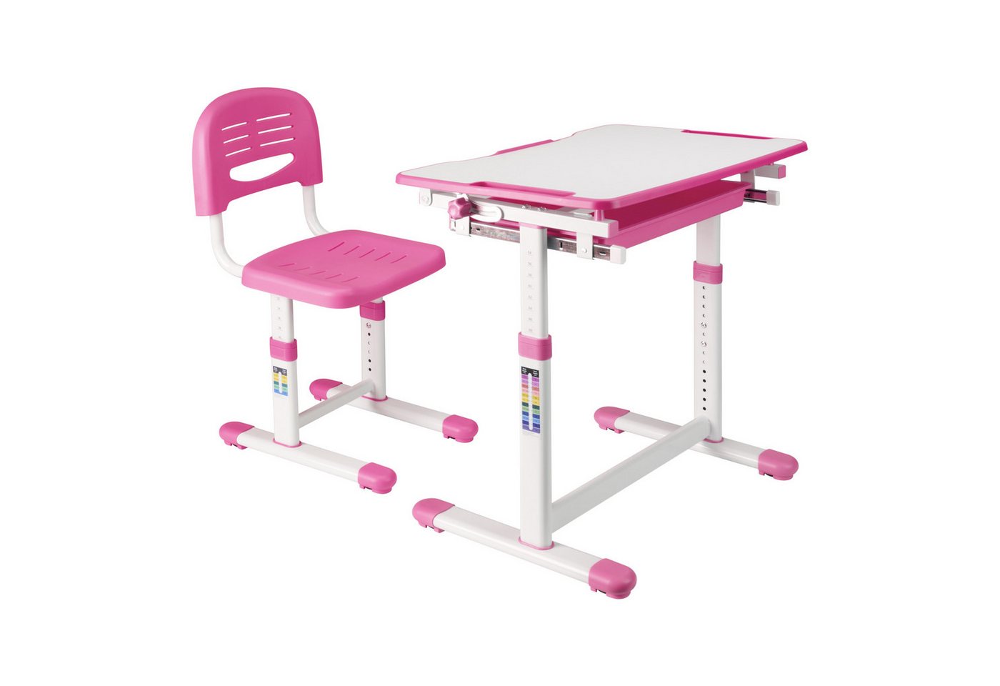 en.casa Kinderschreibtisch, Kinderschreibtischset »Sala« 2-tlg. Kindertisch mit Stuhl Pink en.casa Kinderschreibtisch, Kinderschreibtischset »Sala« 2-tlg. Kindertisch mit Stuhl Pink von en.casa