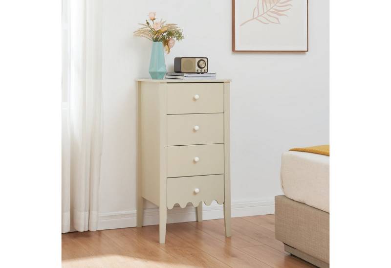 en.casa Kommode, »Luspoo« mit 4 Schubladen 82 x 40 x 40 cm Cremeweiß en.casa Kommode, »Luspoo« mit 4 Schubladen 82 x 40 x 40 cm Cremeweiß von en.casa