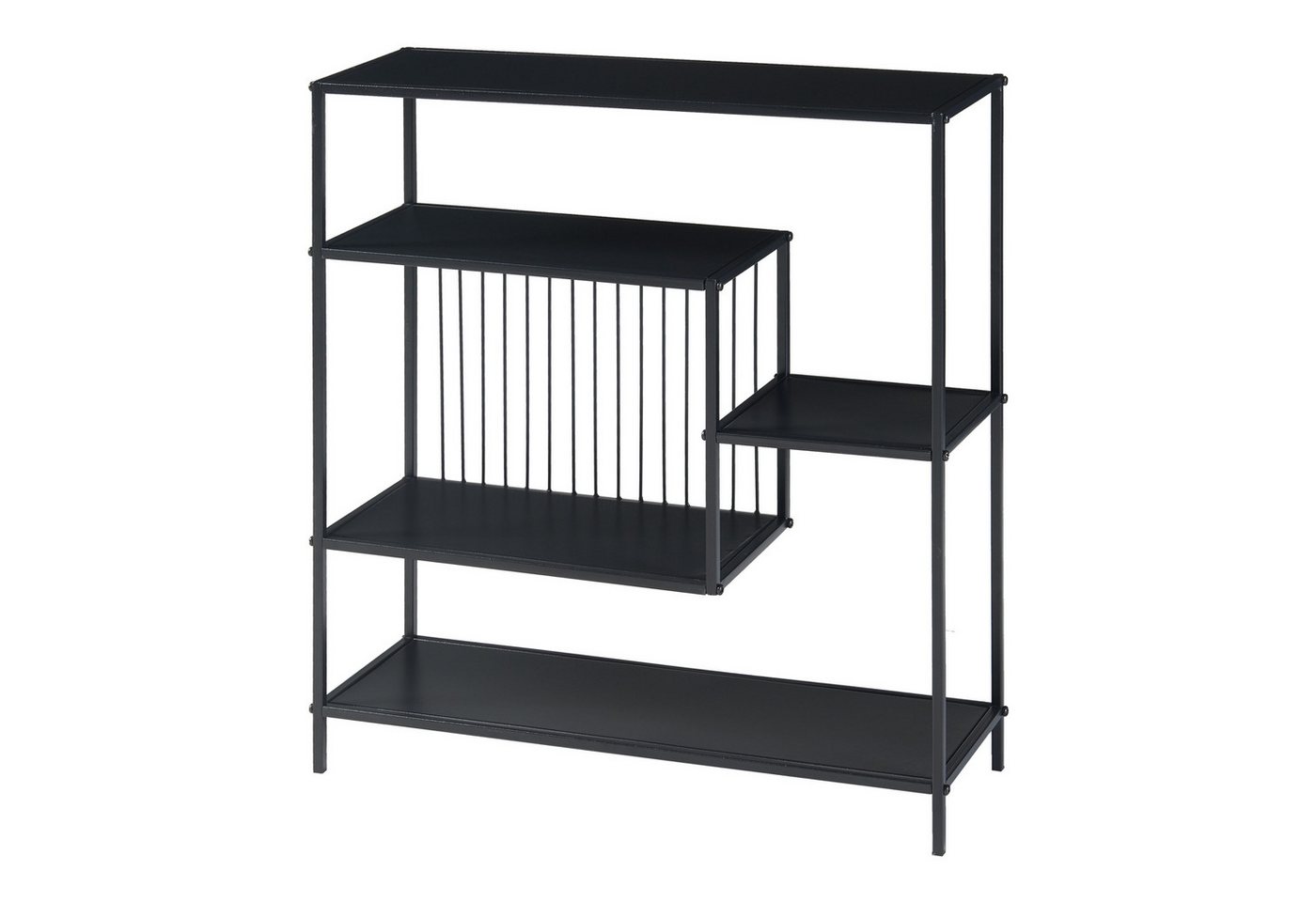 en.casa Konsolentisch, »Beesel« Metall 65,5 x 60 x 20 cm Schwarz von en.casa