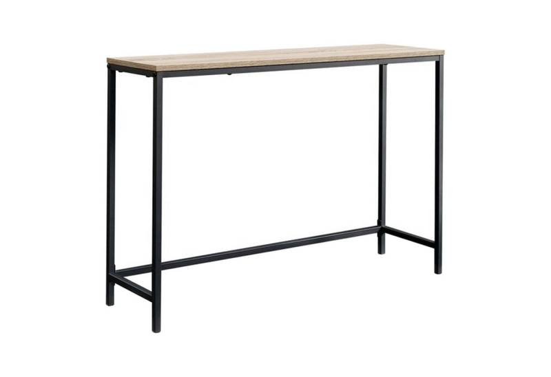 en.casa Konsolentisch, »Kronoby« Flurregal 80x100x30 cm Schwarz/Eicheoptik von en.casa