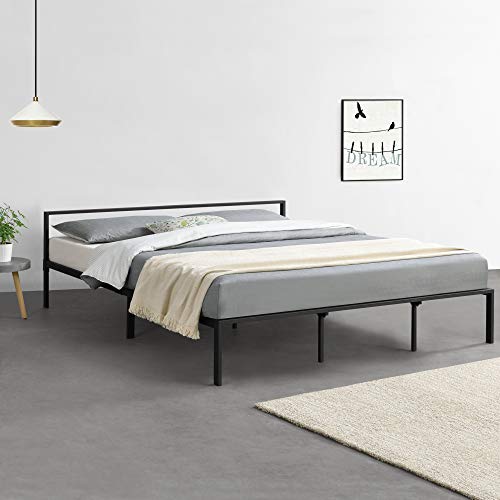 [en.casa] Bett Imatra Metallbett 180 x 200 cm Doppelbett Bettgestell aus Metall Betten Bettrahmen Stahl Schwarz von [en.casa]
