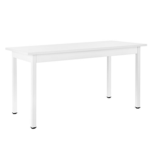 [en.casa] Moderner Esstisch Weiß 140 x 60 cm 6 Personen Tisch Esszimmertisch Küchentisch von [en.casa]