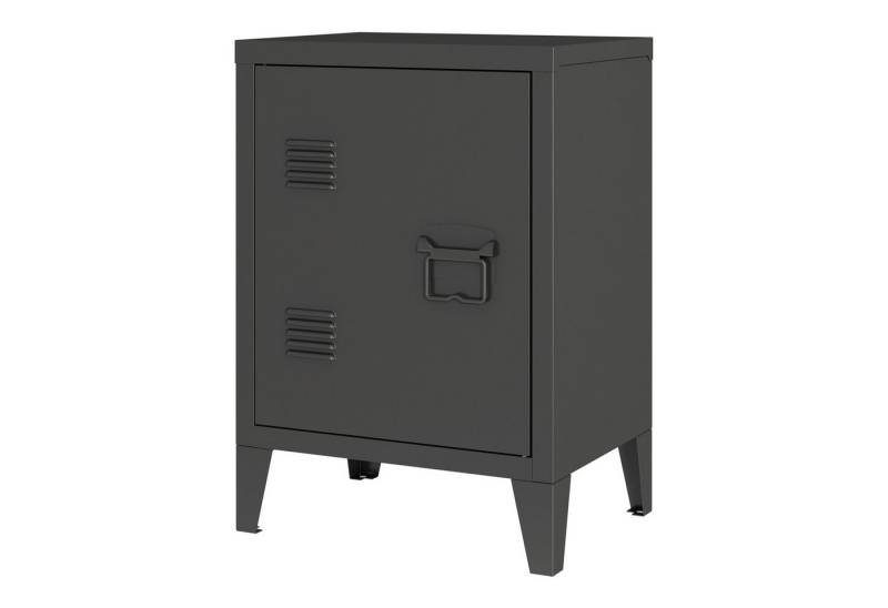 en.casa Nachtschrank »Inari« mit Türgriff rechts Stahl 57 x 40 x 30 cm Schwarz en.casa Nachtschrank »Inari« mit Türgriff rechts Stahl 57 x 40 x 30 cm Schwarz von en.casa