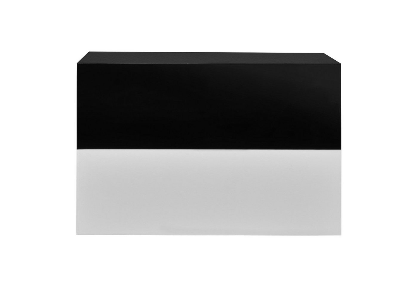 en.casa Nachtschrank »Oslo« in 2er Set mit Schublade 46x30x15cm Weiß-Schwarz en.casa Nachtschrank »Oslo« in 2er Set mit Schublade 46x30x15cm Weiß-Schwarz von en.casa