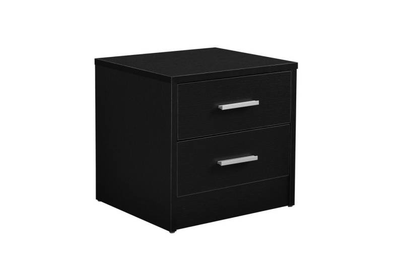 en.casa Nachttisch, »Jette« Nachtschrank mit 2 Schubladen 38 x 34 x 37 cm Schwarz en.casa Nachttisch, »Jette« Nachtschrank mit 2 Schubladen 38 x 34 x 37 cm Schwarz von en.casa