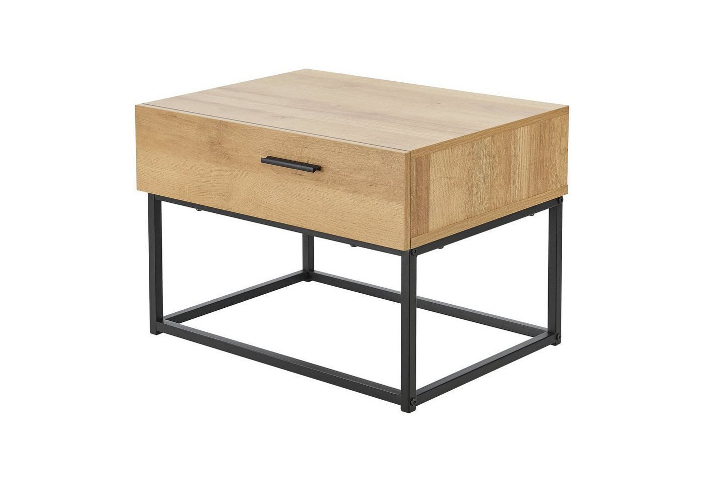 en.casa Nachttisch, »Lavangen« mit einer Schublade Eiche-Optik / Schwarz en.casa Nachttisch, »Lavangen« mit einer Schublade Eiche-Optik / Schwarz von en.casa