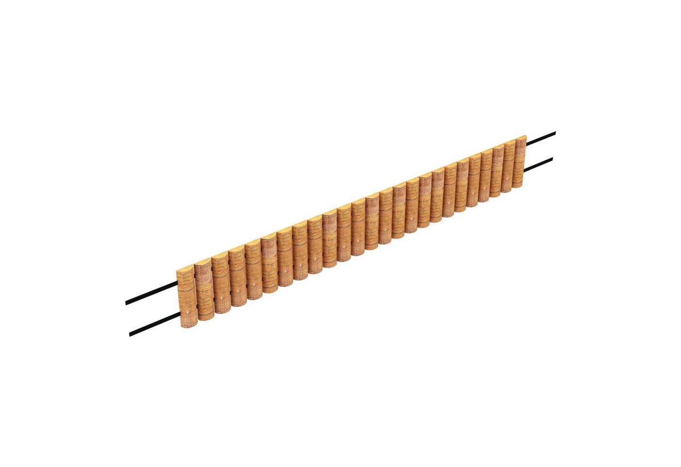 en.casa Palisade, »Rotta« Beetumrandung abrollbar Kiefernholz 150x20cm en.casa Palisade, »Rotta« Beetumrandung abrollbar Kiefernholz 150x20cm von en.casa