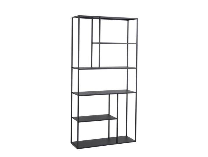 [en.casa] STANDREGAL, Schwarz, Metall, 90x188x30 cm, Wohnzimmer,, von [en.casa]