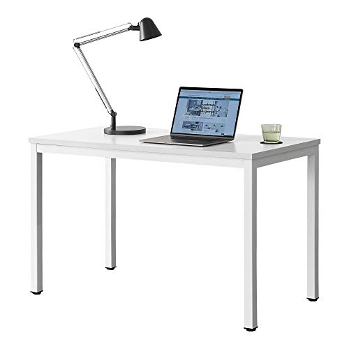 [en.casa] Schreibtisch Odense Weiß Höhenverstellbar Bürotisch 75x120x60cm Tisch Computertisch Arbeitstisch PC Tisch von [en.casa]